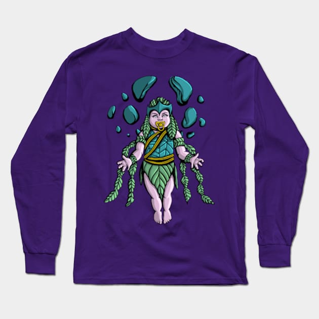 Cetrion Babality Long Sleeve T-Shirt by xzaclee16